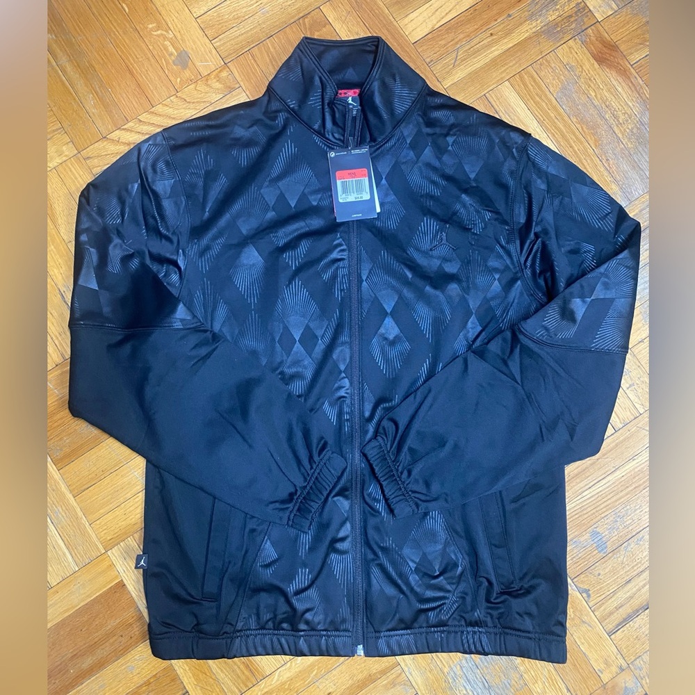 Men's Jordan Black Patterned Jacket